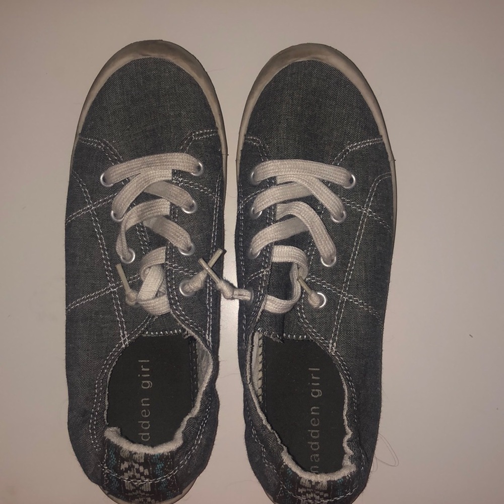Grey shoes